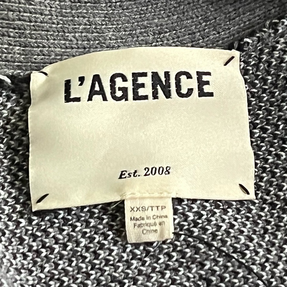 L'AGENCE Jaclyn Argyle wool Blend Poncho/Cape - Picture 7 of 14